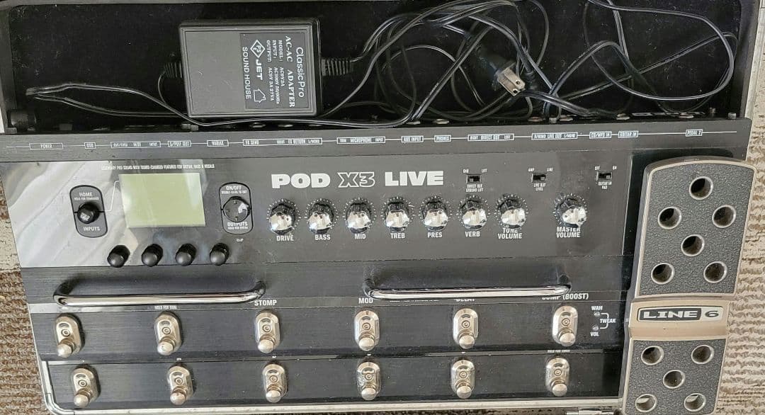 LINE6 POD X3 LIVE マルチエフェクター