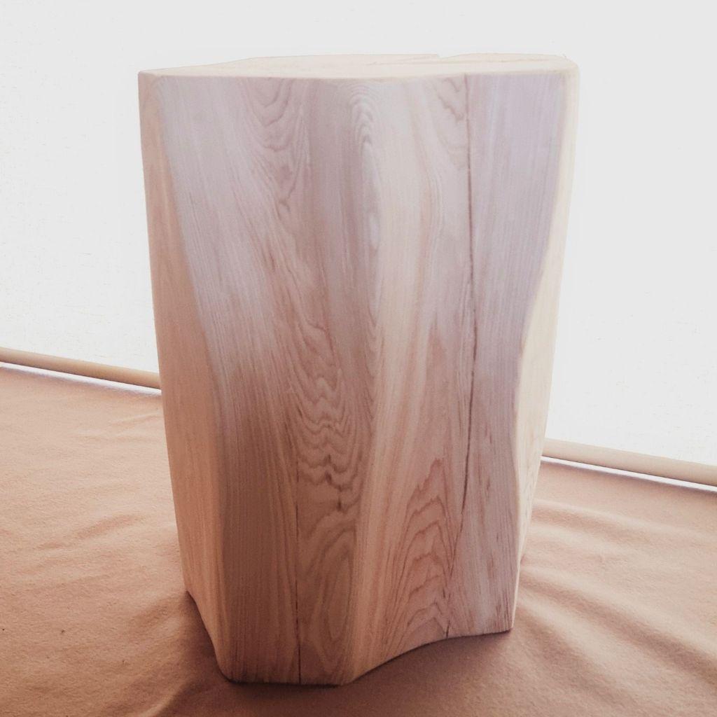 天然アロマウッド 切株スツール・テーブル・無垢無塗装・オーガニック