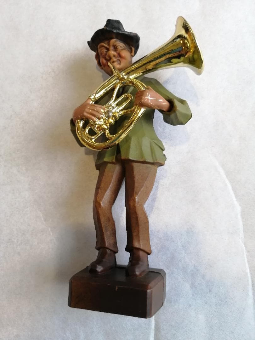 ヴィンテージ　木堀風人形　West Germany　4体セット