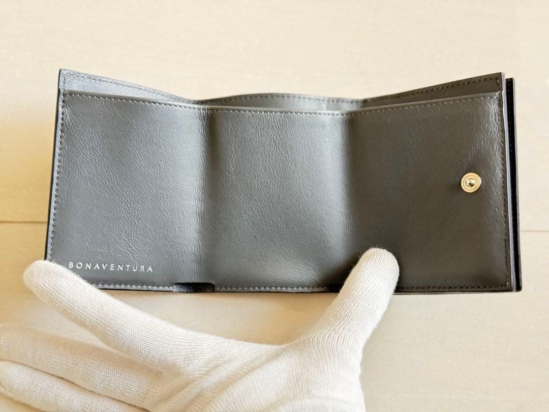 BONAVENTURA グレー 三つ折り財布