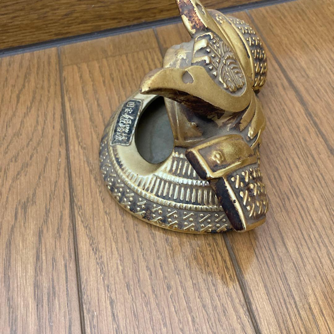 匿名配送　兜　国宝姫路城　アンティーク　置物　カッコいい　カブト　当時物