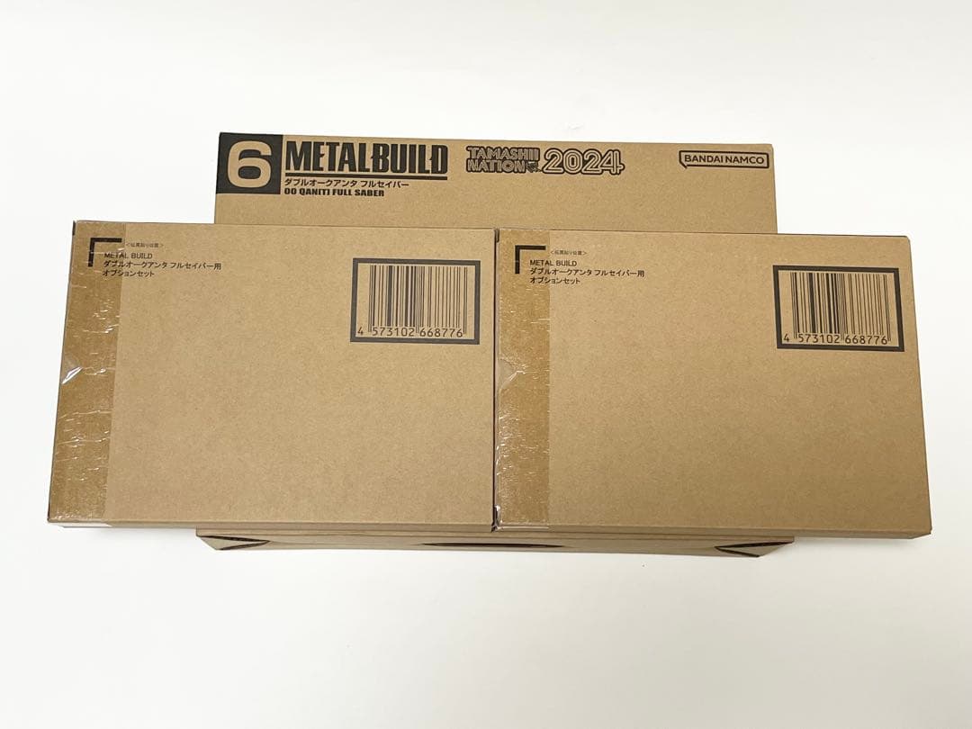 ダブルオークアンタフルセイバー メタルビルド　オプションセット2個 ガンダム00