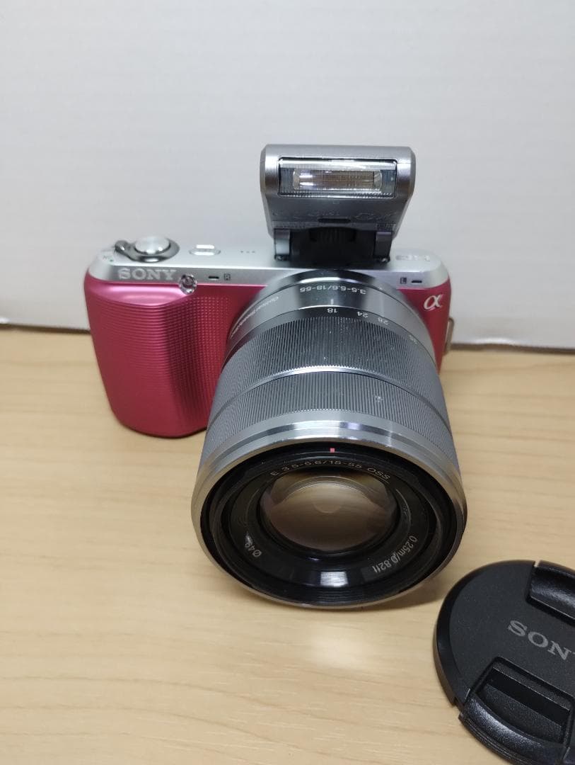 ✨人気✨ SONY α NEX-C3 ズームレンズキット ピンク ミラーレス