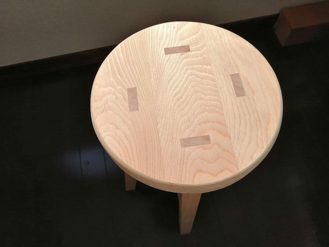 木製スツール　座面幅30cm×高さ60cm　丸椅子　stool