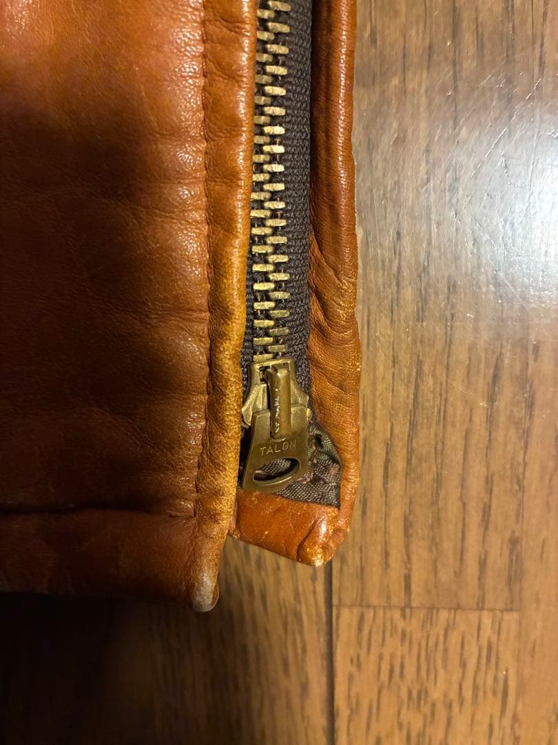 60s 70s THIS GENUINE LEATHER レザージャケット