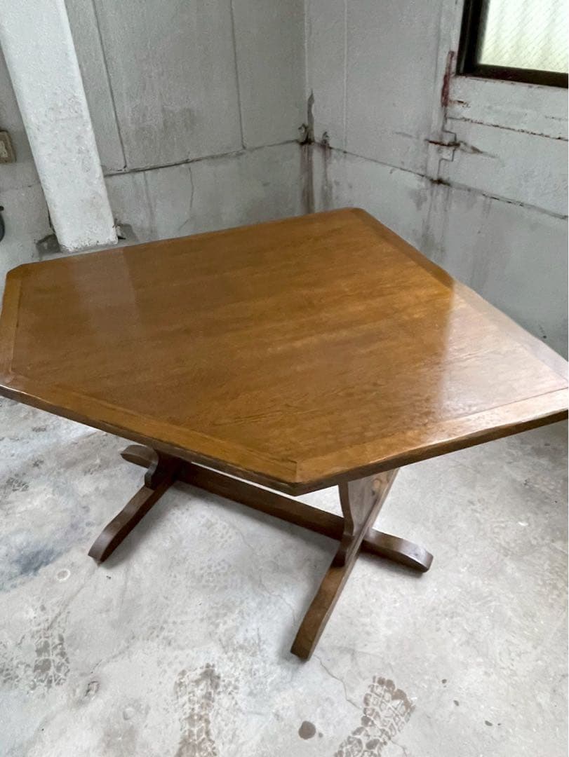 無垢材　ヴィンテージ ダイニングテーブル　センターテーブル