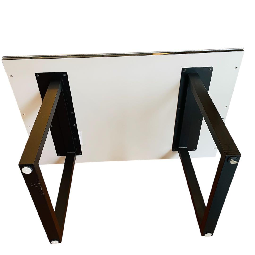 綾野製作所 ネオス セラミック ダイニングテーブル アイアングレー 135