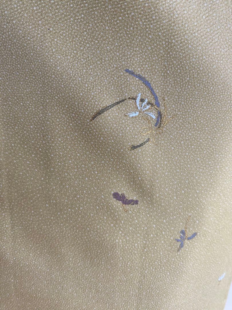 【さとよ様❤️単衣 正絹 江戸小紋に小花柄】