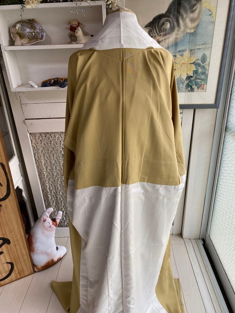 【さとよ様❤️単衣 正絹 江戸小紋に小花柄】