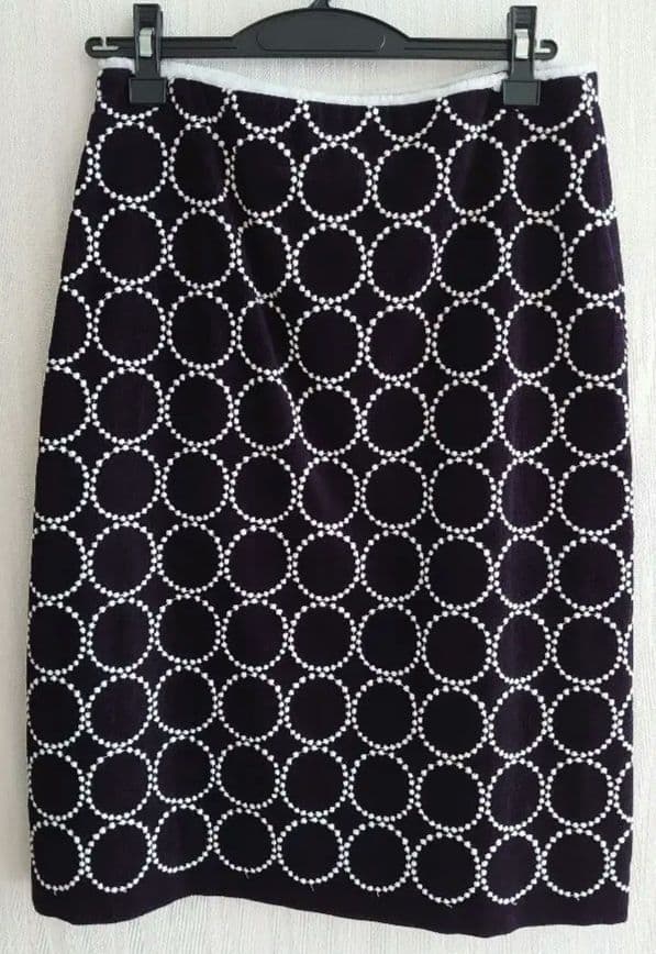 ミナペルホネン タンバリン柄　ひざ丈タイトスカート