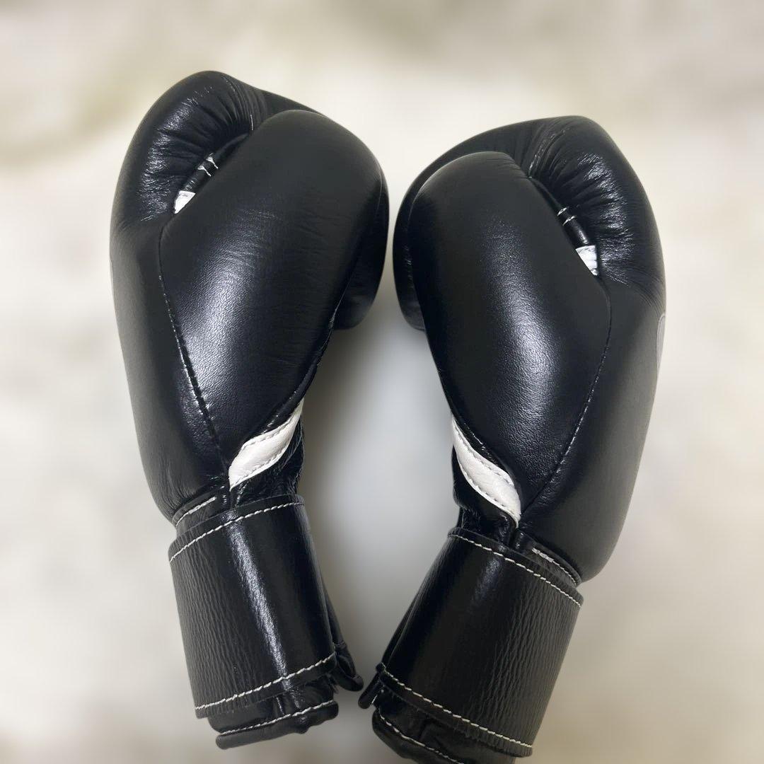【極美品】winning ボクシンググローブ 10oz 黒 MS-300B