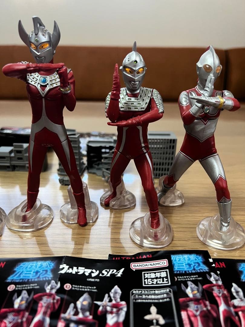 美品 アルティメットルミナス ウルトラ6兄弟セット SP3 4 ＋ビル6個付き