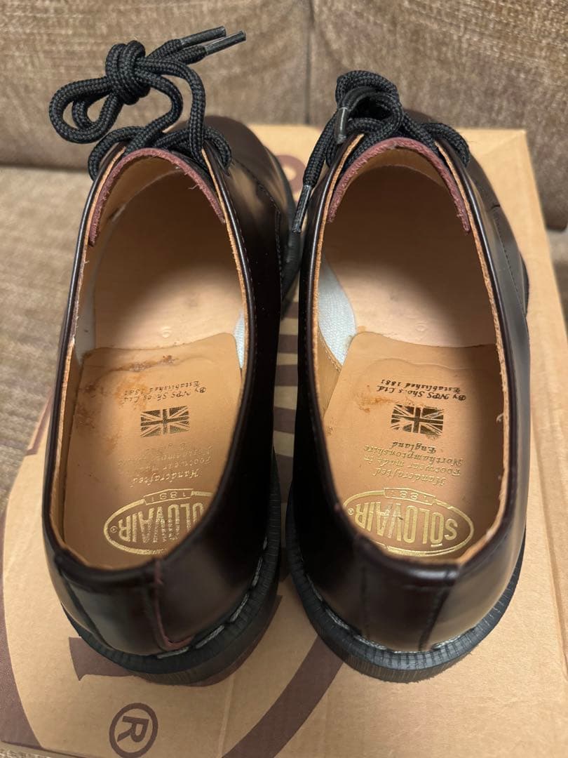 靴 Solovair 3 Eye Gibson Shoe 25cm us7