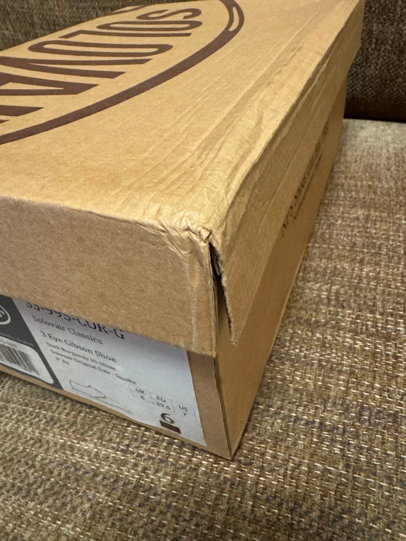 靴 Solovair 3 Eye Gibson Shoe 25cm us7