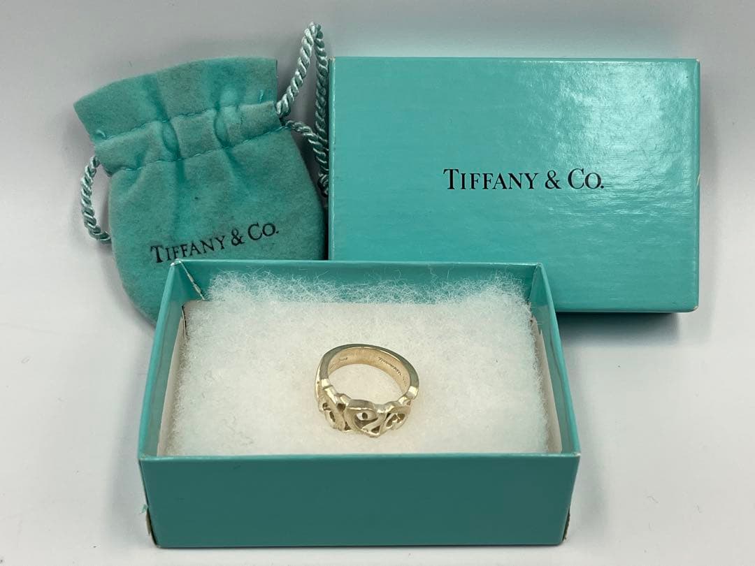 ティファニー パロマピカソ トリプルラビリングハート リング 925