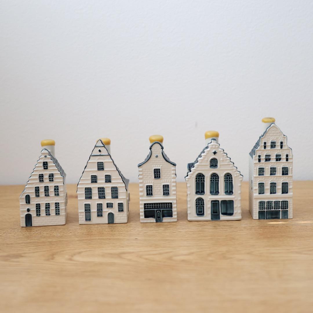 klm オランダ航空 ミニチュアハウス 10個セット