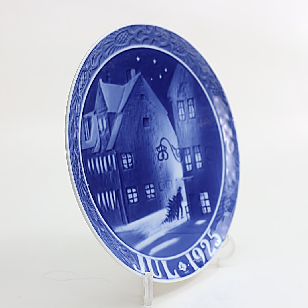 1925年「クリスチャンハウンの古い家々」イヤープレート ロイヤルコペンハーゲン