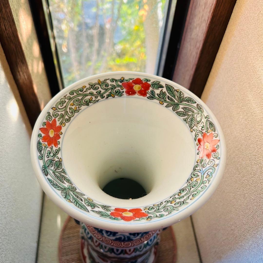 有田焼万暦龍紋尊瓶弥左ェ門　花瓶