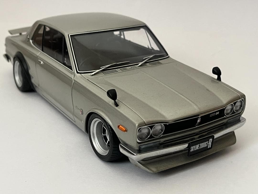 オートアート 1/18 日産スカイラインGT-R ハコスカ カスタム品 箱付