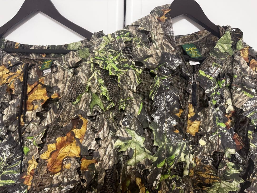 カベラス製　実物メーカー　ギリースーツ　フード上下セット　Mサイズ　おまけ有