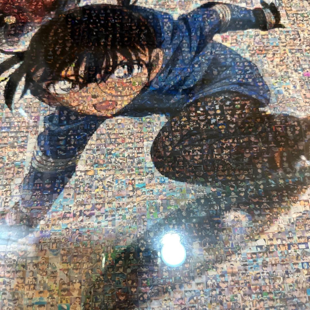 名探偵コナン　沈黙の15分モザイクアート非売品ポスター額縁付き