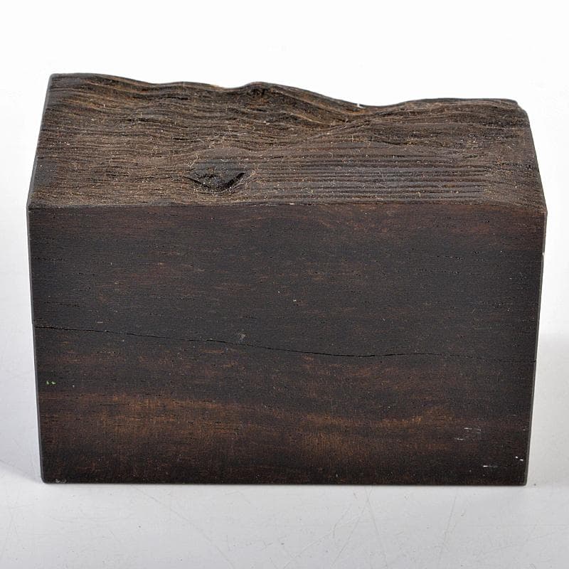 茶道具　蒔絵師　蓑輪一幸作　竹林蒔絵　割香合　共箱　V　R5556