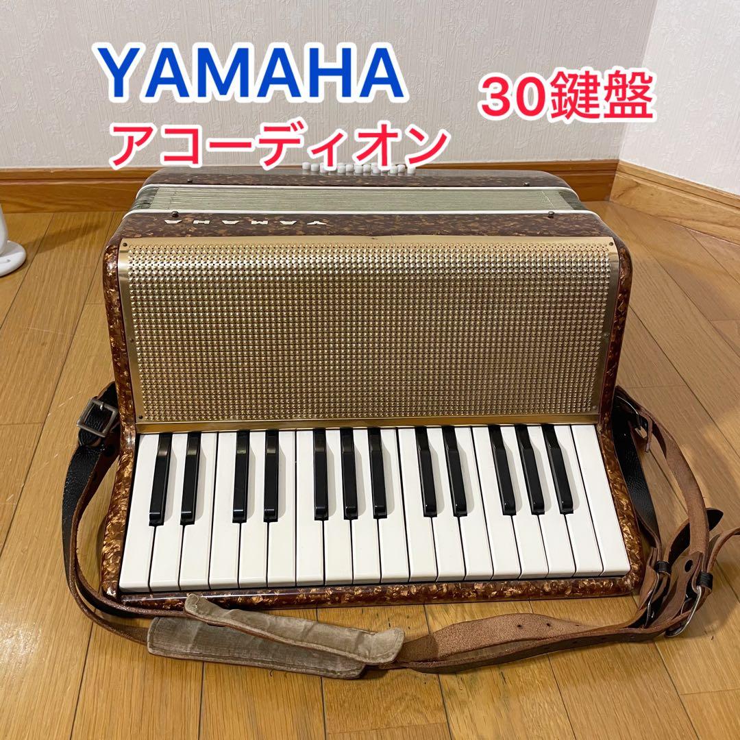 【音出し確認済み】YAMAHA ヤマハ アコーディオン アンティーク ケース付き