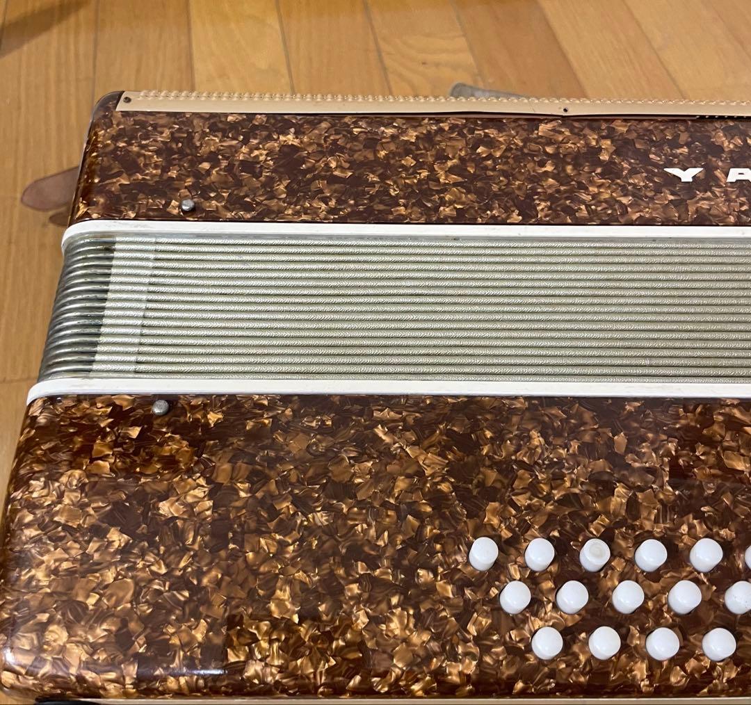 【音出し確認済み】YAMAHA ヤマハ アコーディオン アンティーク ケース付き