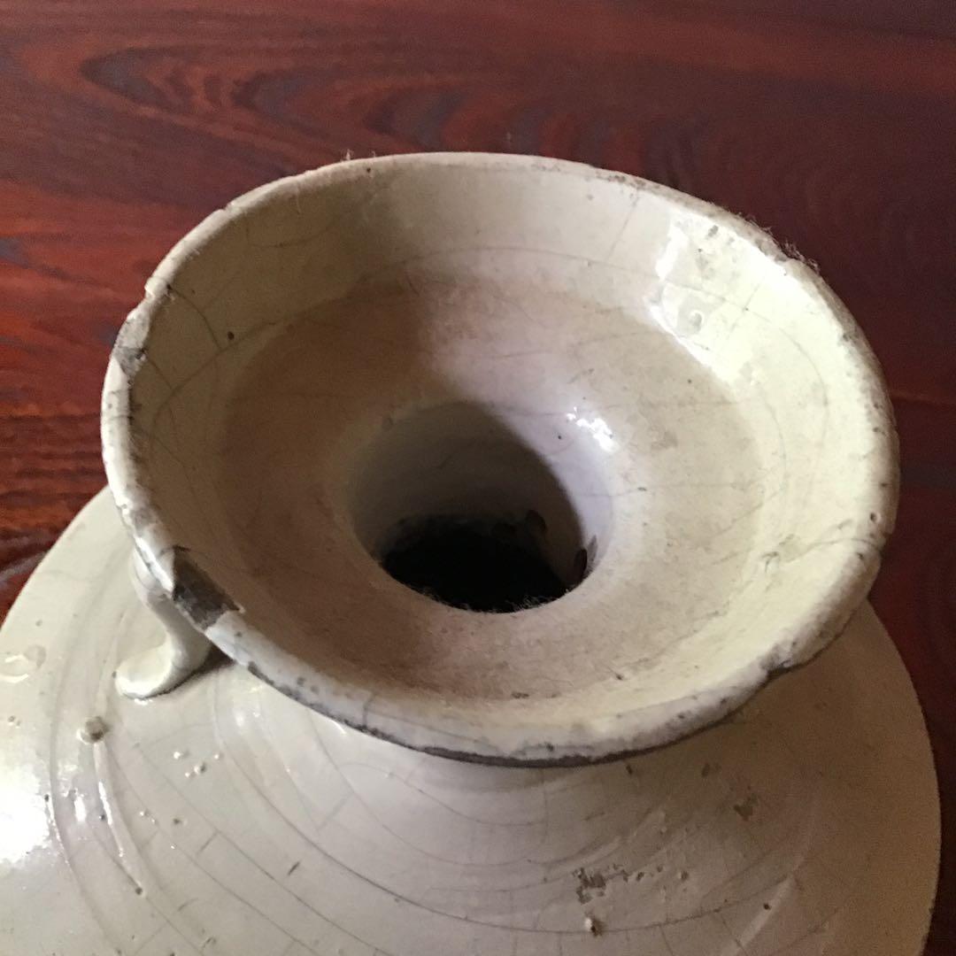 白磁瓶　清朝期