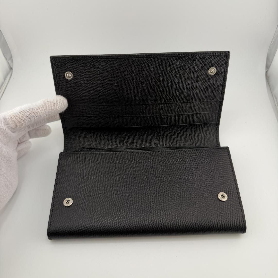 ✨美品✨ PRADA プラダ. 二つ折り 長財布 サフィアーノ レザー