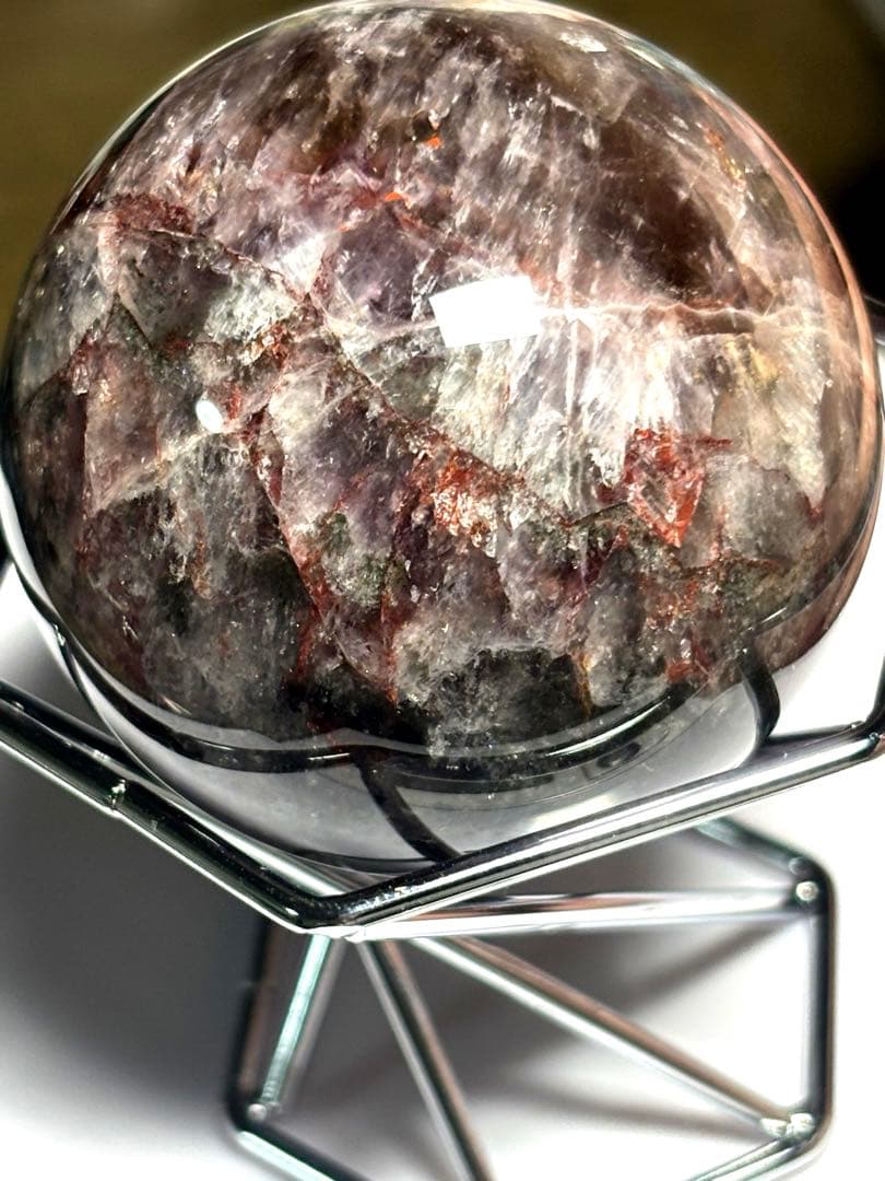 オーラライト23 スフィア47.0㎜　（新品未使用）レッド高品質　シラーあり