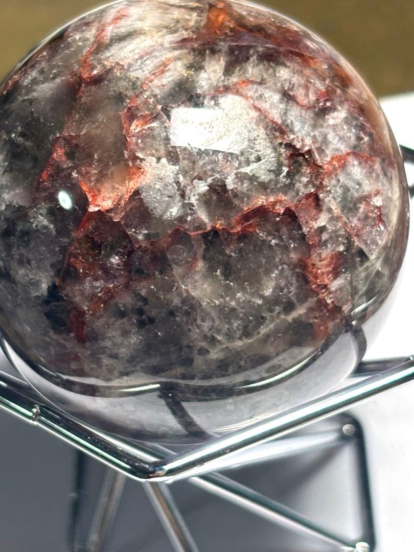 オーラライト23 スフィア47.0㎜　（新品未使用）レッド高品質　シラーあり