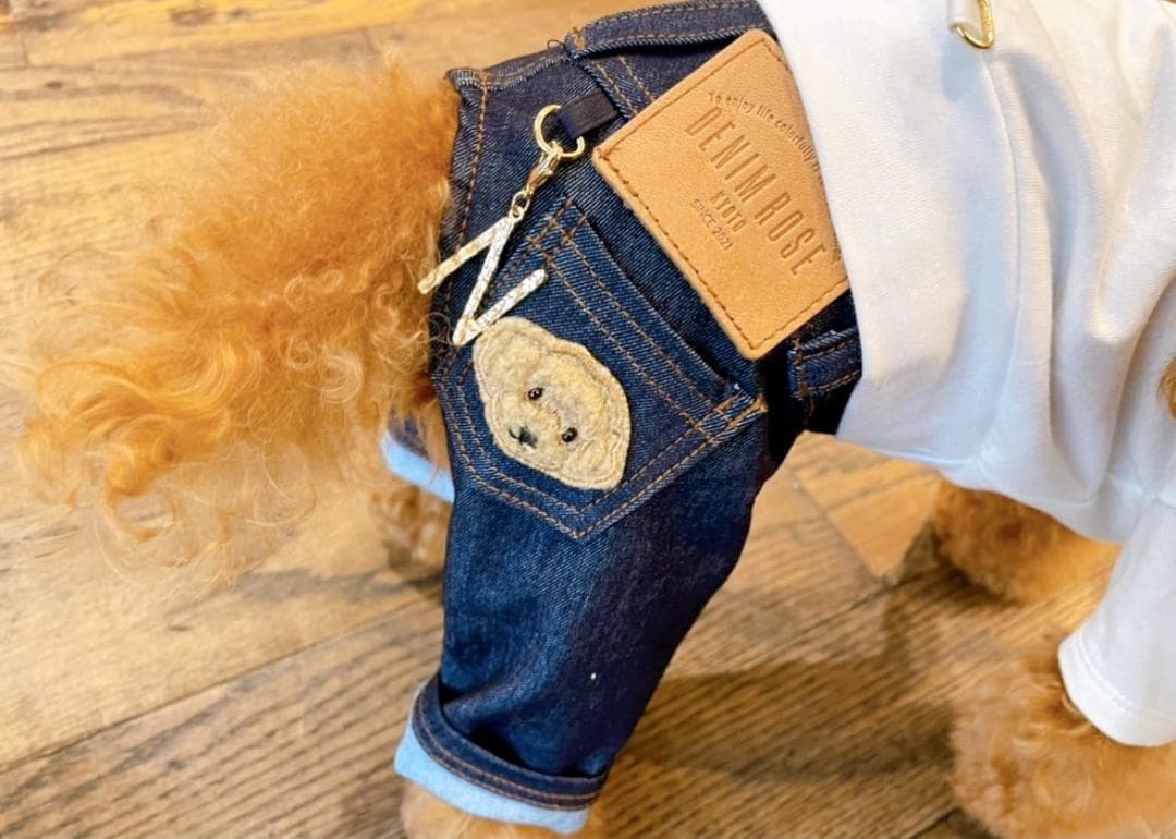 DENIM ROSE ワッペンデニムパンツ