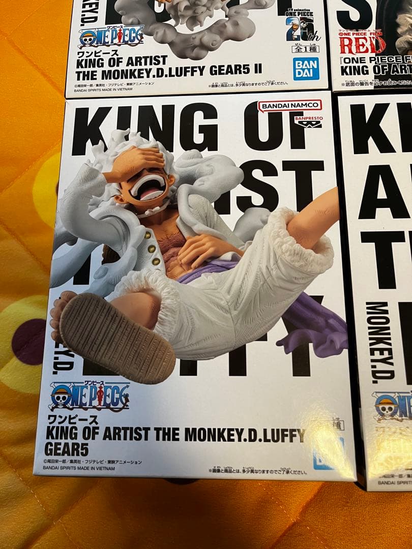 ワンピースフィギュア　KING OF ARTIST ニカ　ルフィ　シャンクス