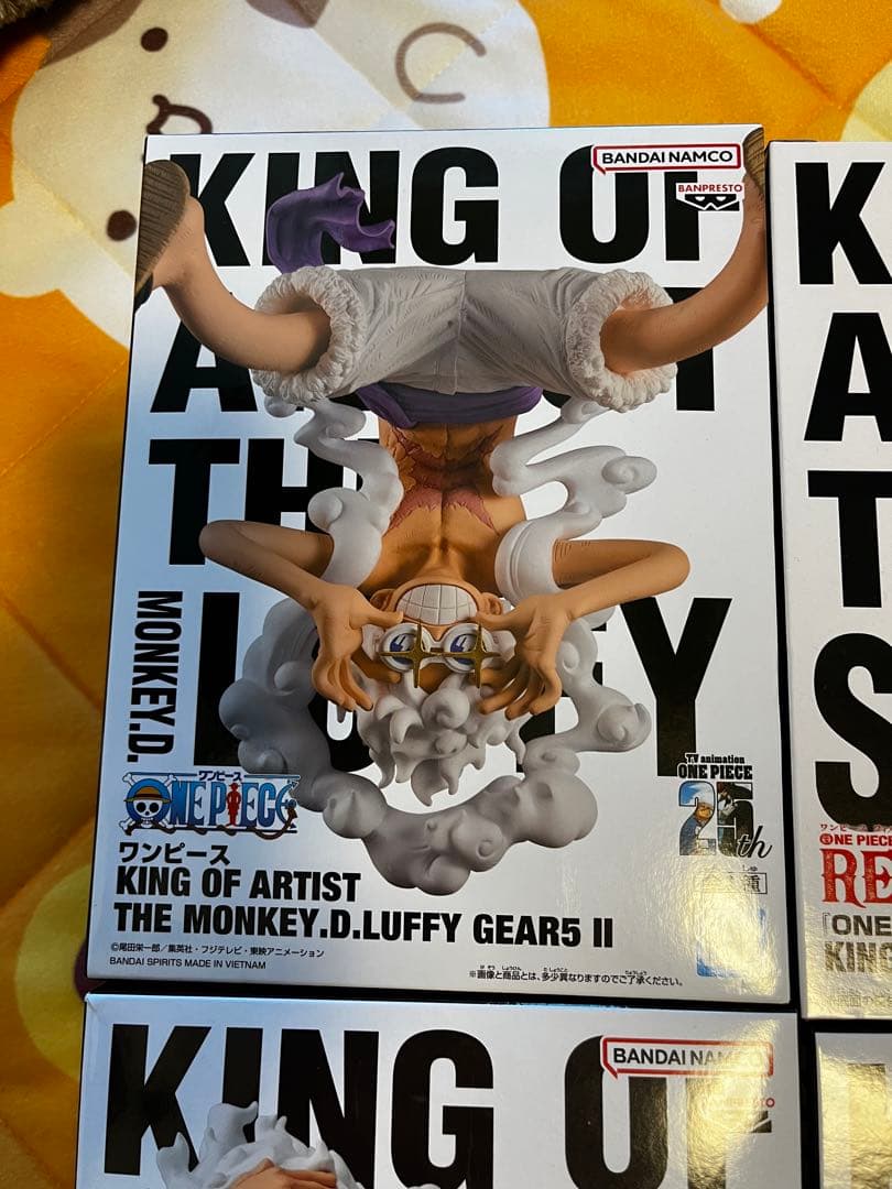 ワンピースフィギュア　KING OF ARTIST ニカ　ルフィ　シャンクス