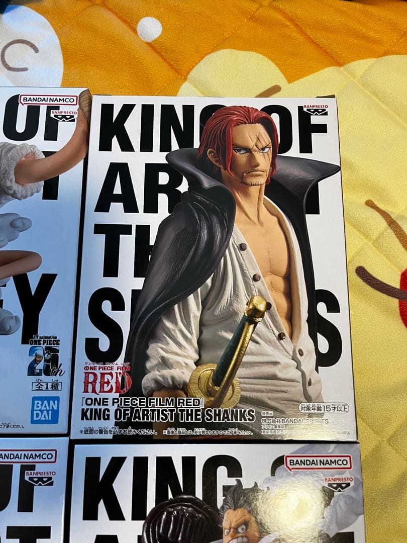 ワンピースフィギュア　KING OF ARTIST ニカ　ルフィ　シャンクス