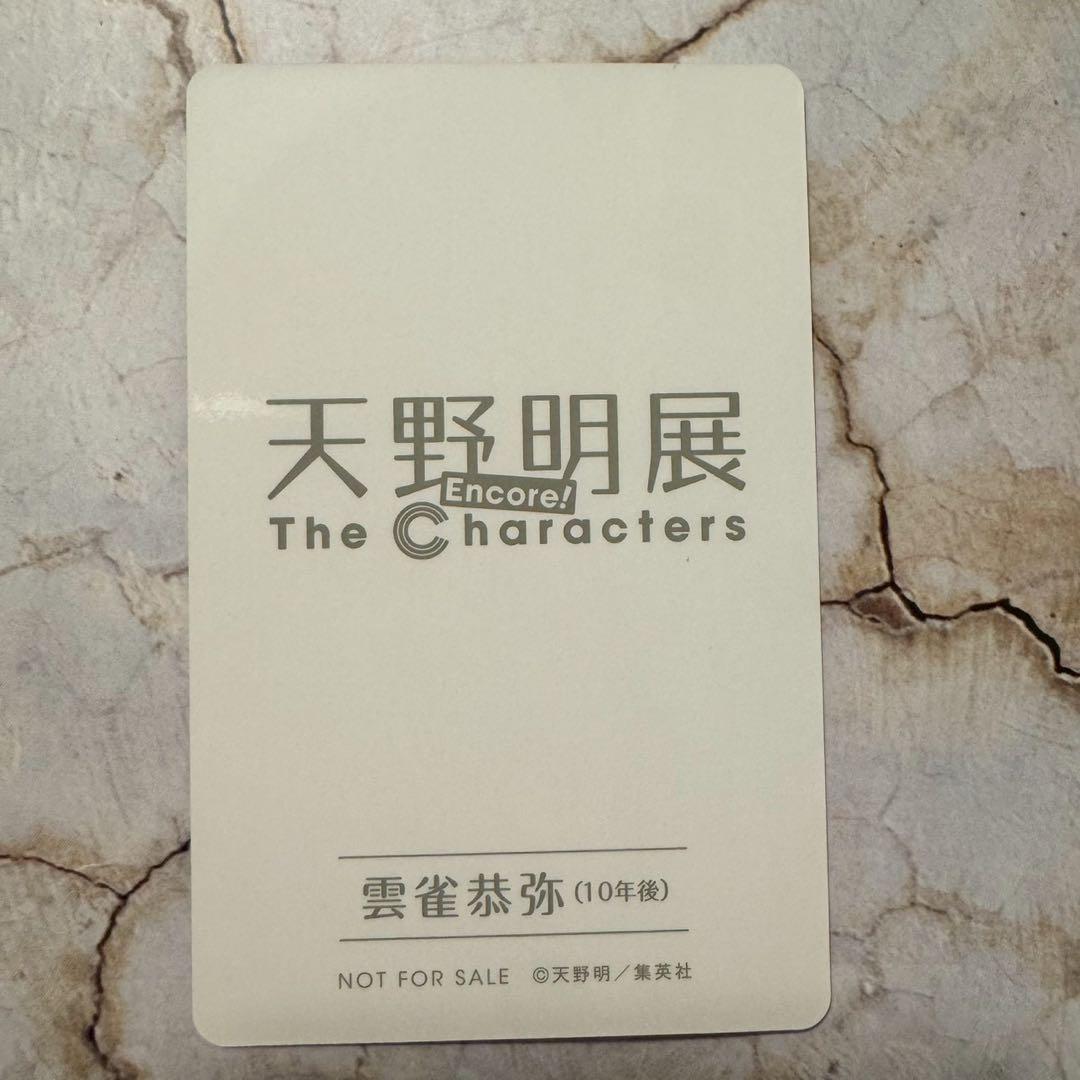 天野明展 凱旋 購入特典 自撮り風 雲雀恭弥 10年後　6