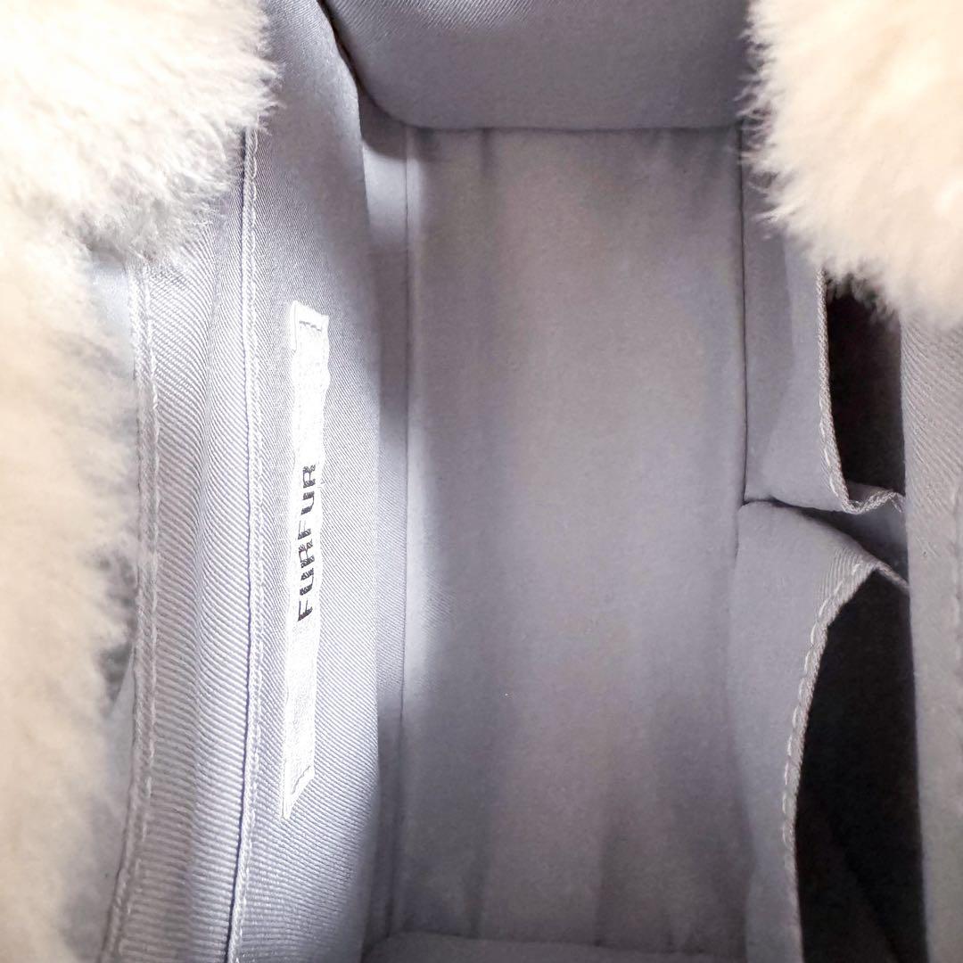 FURFUR ロゴムートントートバッグ 水色 SAX