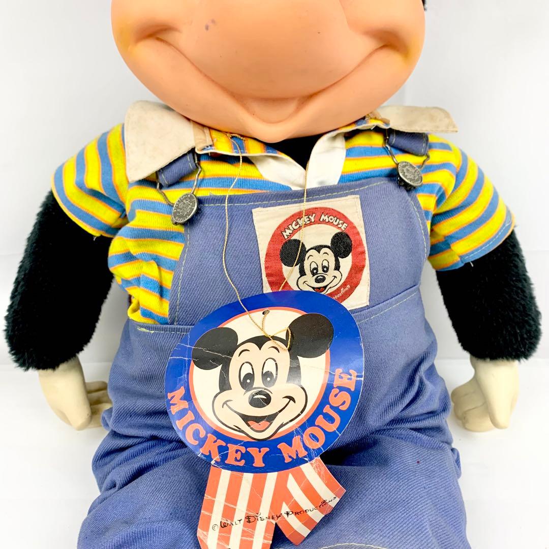 《タグ付き》ヤングエポック/ディズニー/ミッキー/ツナギウエア/ぬいぐるみ