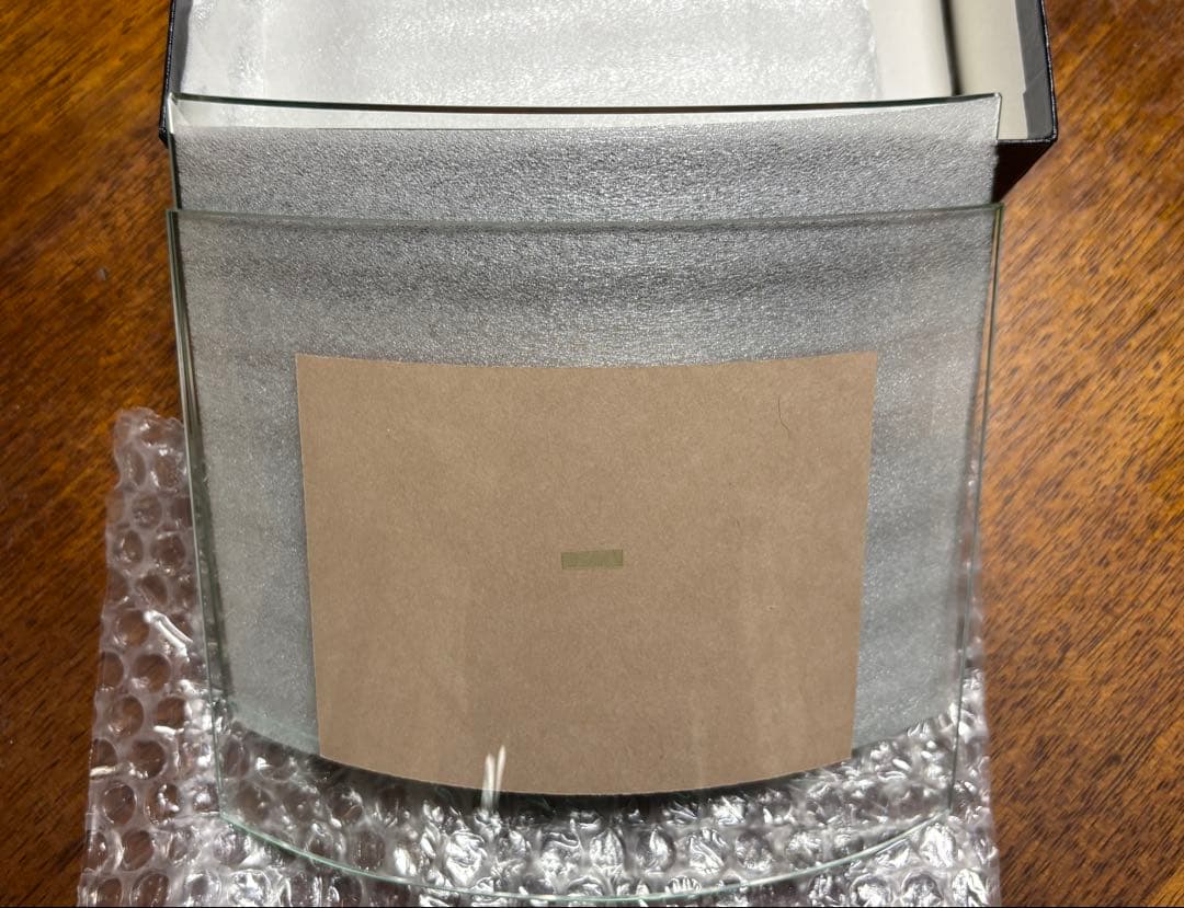 曲線形状 LADONNAガラス製 写真額縁 Kサイズ