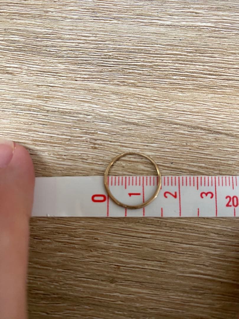 最終値下cui-cui0.03ct_ダイヤ3石リング_5号K10YG