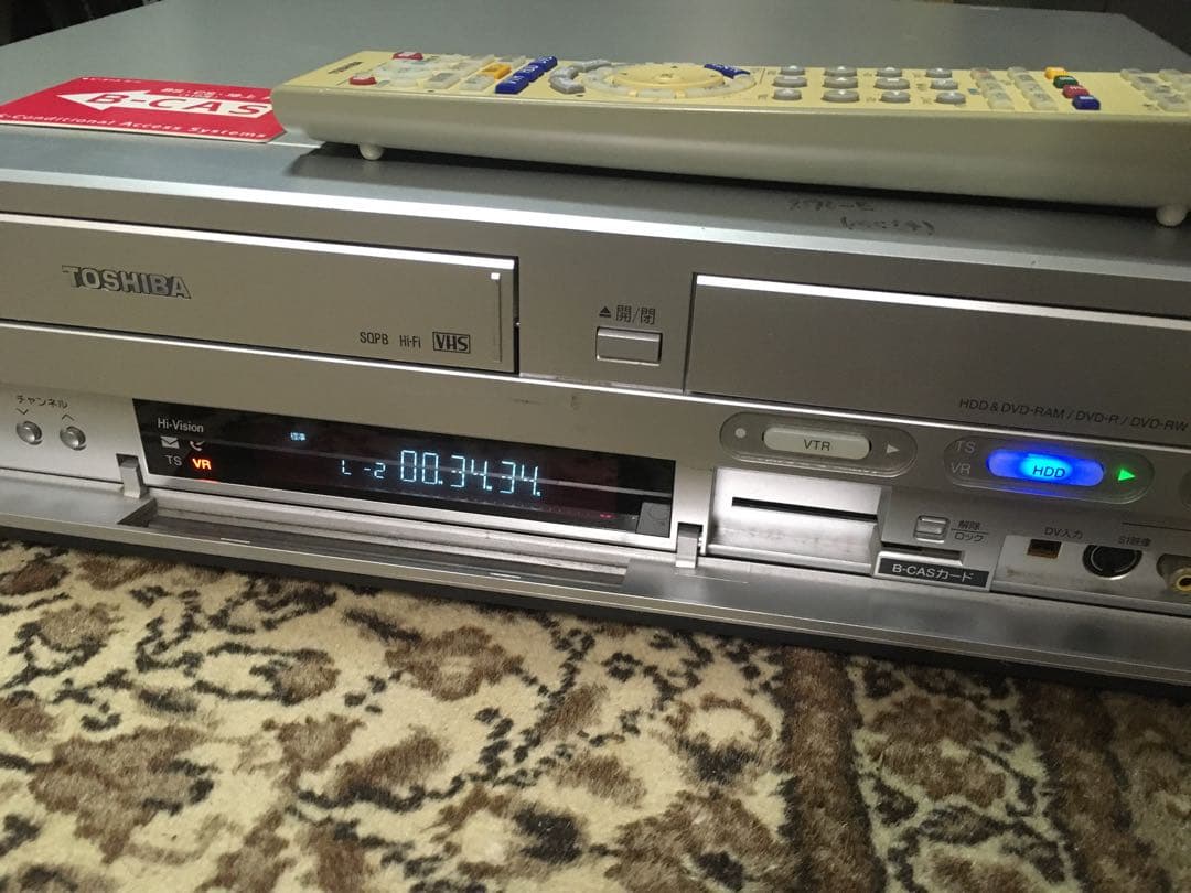 2025問題東芝RD-XV81VHS搭載3in1 レコーダー地デジビデオダビング