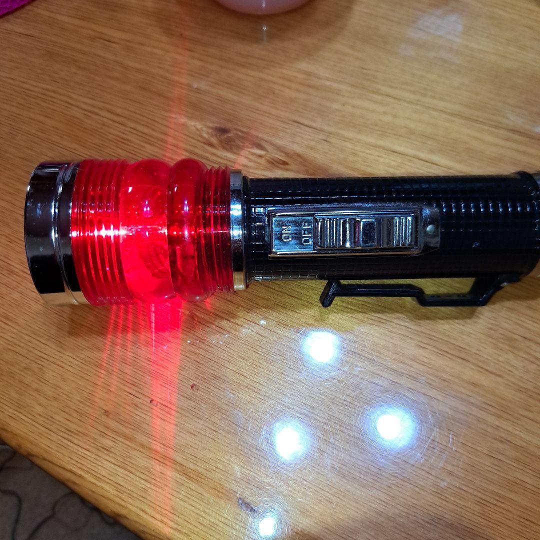 【貴重品昭和57】レトロ　警察防犯グッズ、ナショナル懐中電灯、national