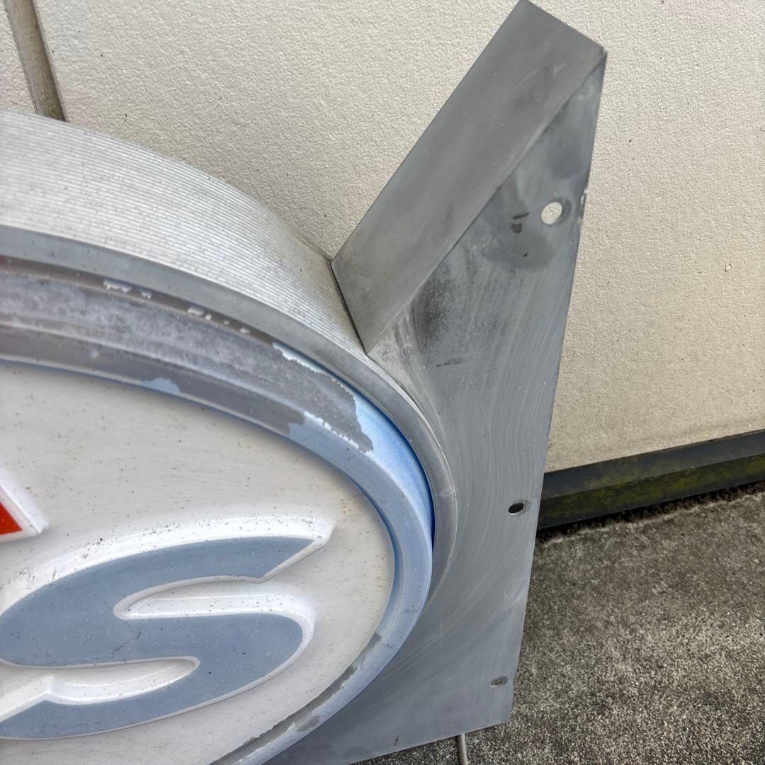 【通電OK】YAMAHA ヤマハ PAS 電飾看板 パス 両面式 昭和レトロ