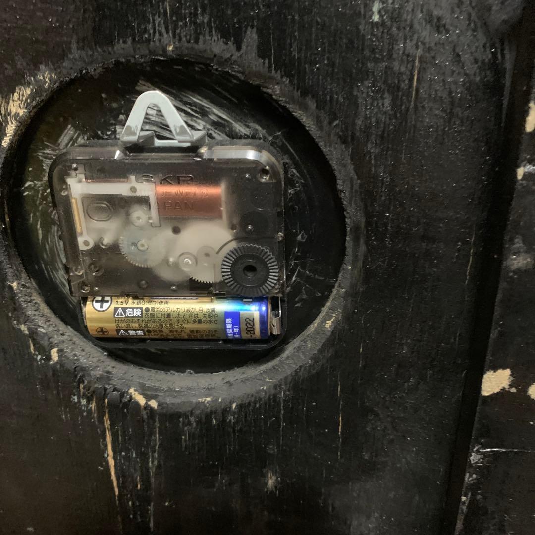 アンティーク　大きいぶどう柄　掛け時計