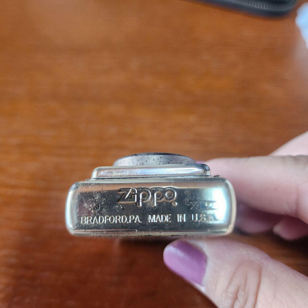 Zippo U.S BRADFORD. PA アンティークライター 時計付き