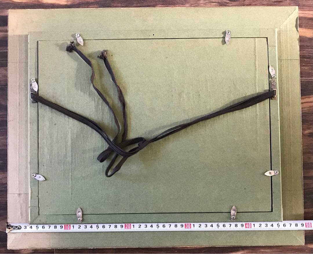 荒井慧「さくら」油彩 F4 額装 春 桜 油絵 油画 絵画 D