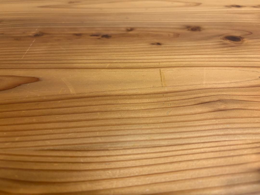 KANADEMONOTHE TABLE / 無垢 杉×Black Steel