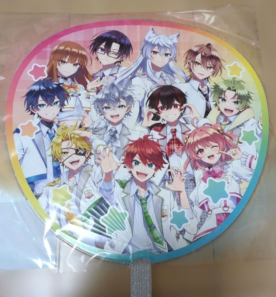 新品　カラフルピーチ　ペンライト　うちわ