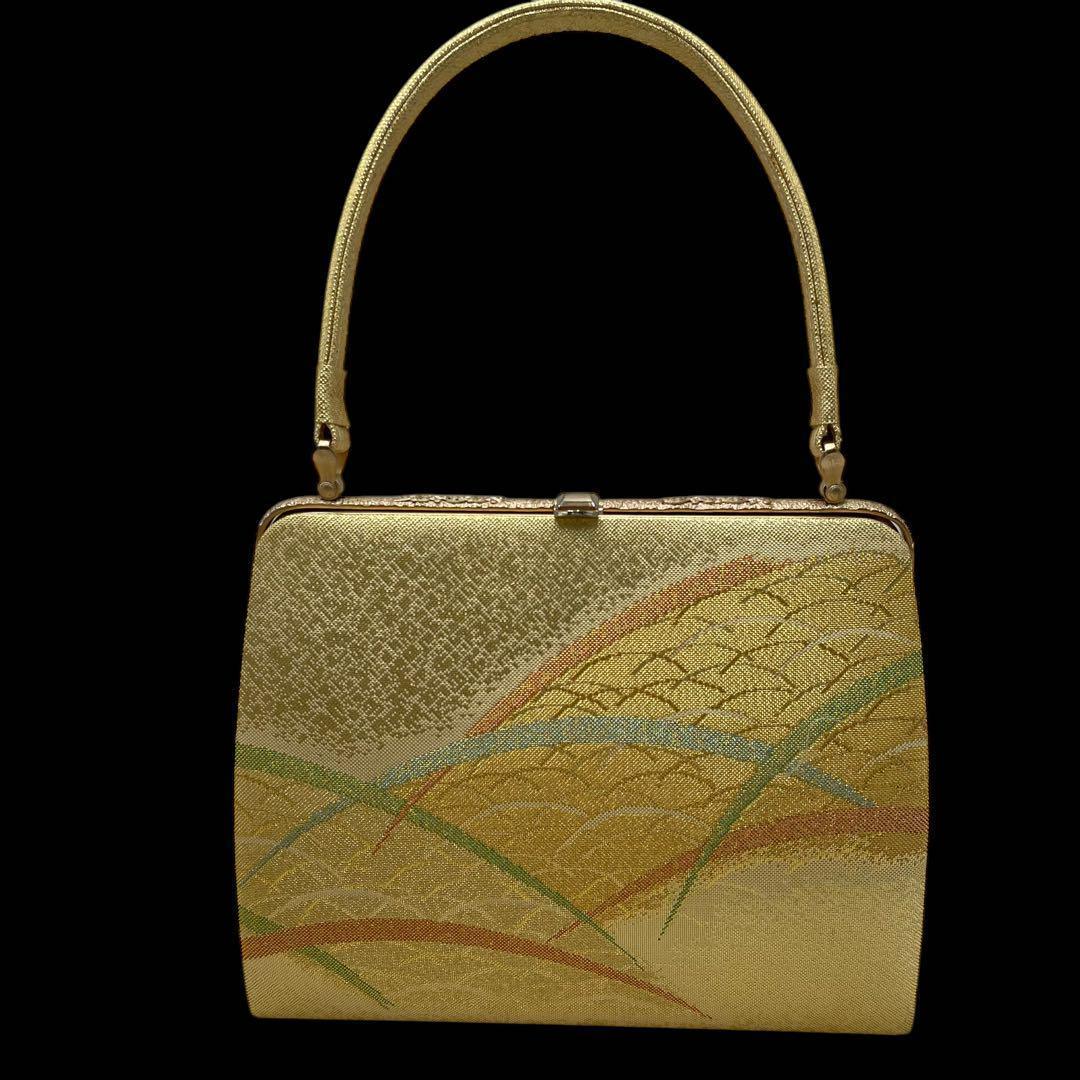 こぱとん2点おまとめ和装✨和装草履バッグセット 訪問着留袖　芝文　金糸